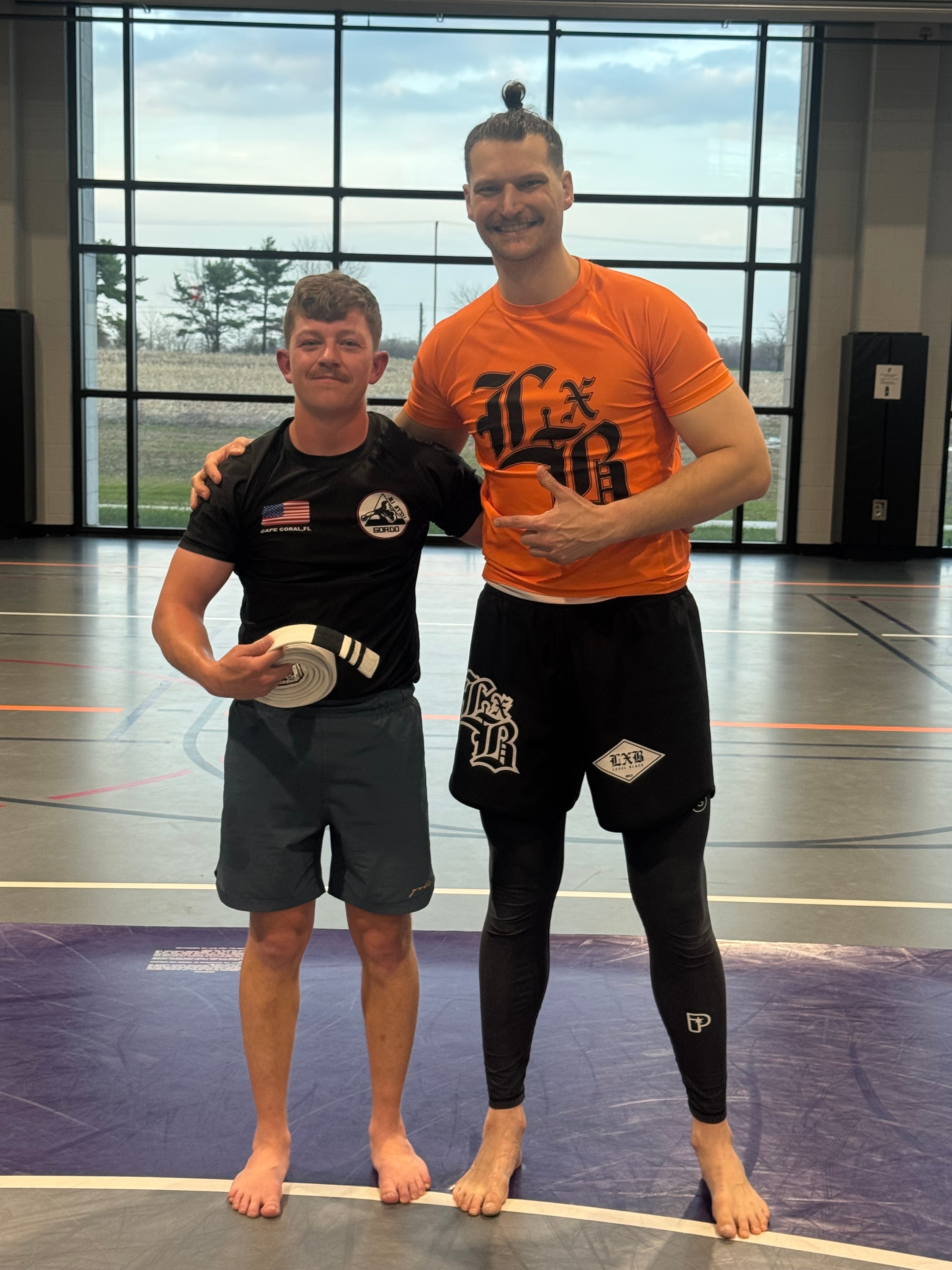 Greencastle Jiu Jitsu training on the mat